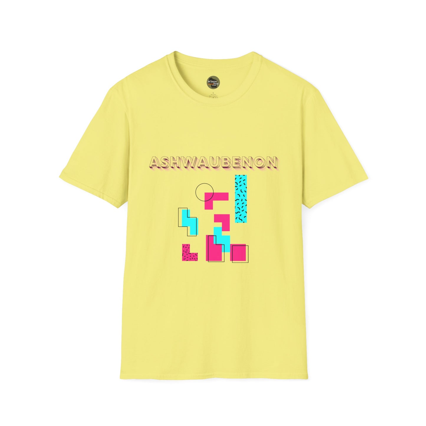 Ashwaubenon Retro 80s Unisex Softstyle T-Shirt - Casual Comfort for Every Occasion