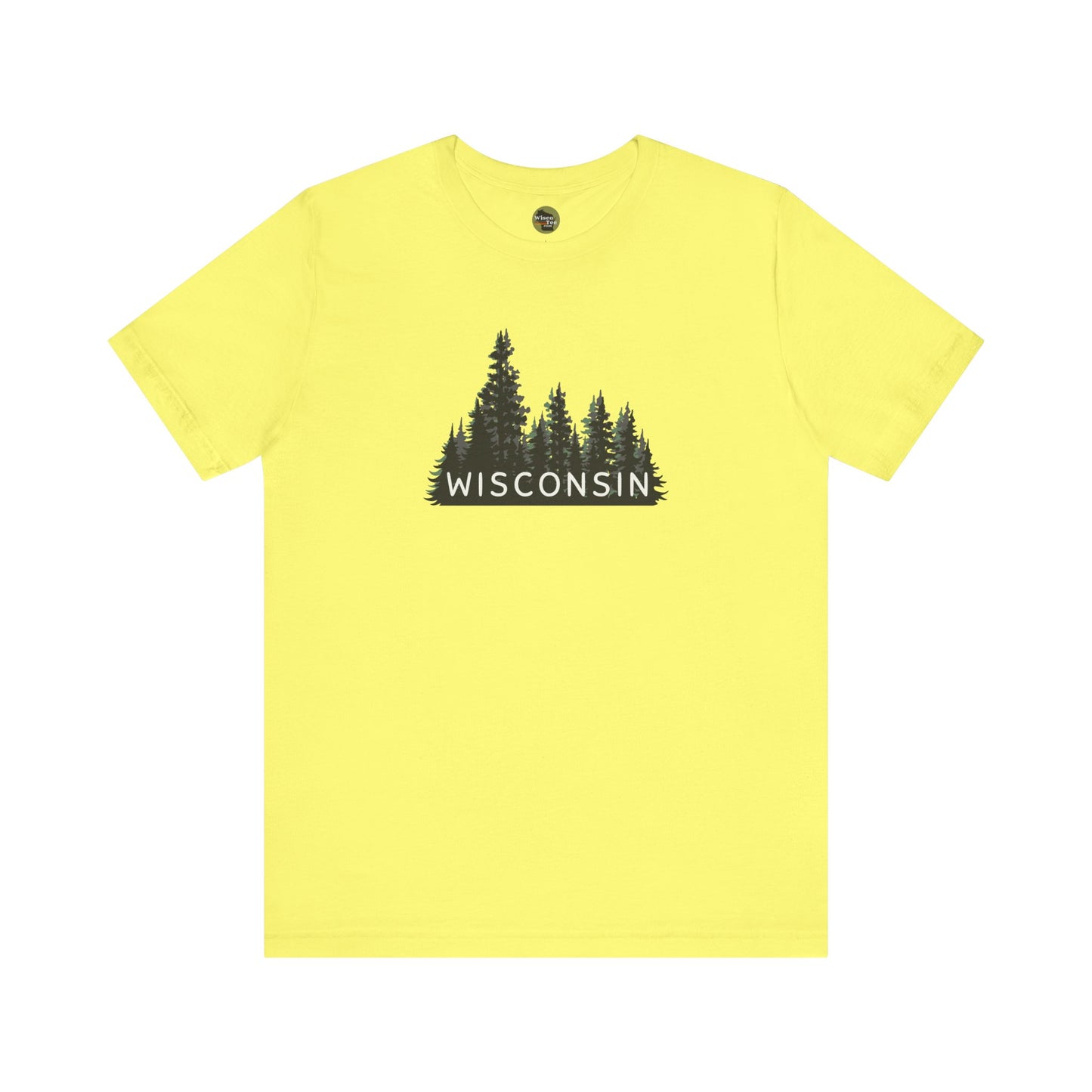 Wisconsin Forest Graphic Unisex Tee - Nature Inspired Short Sleeve Shirt