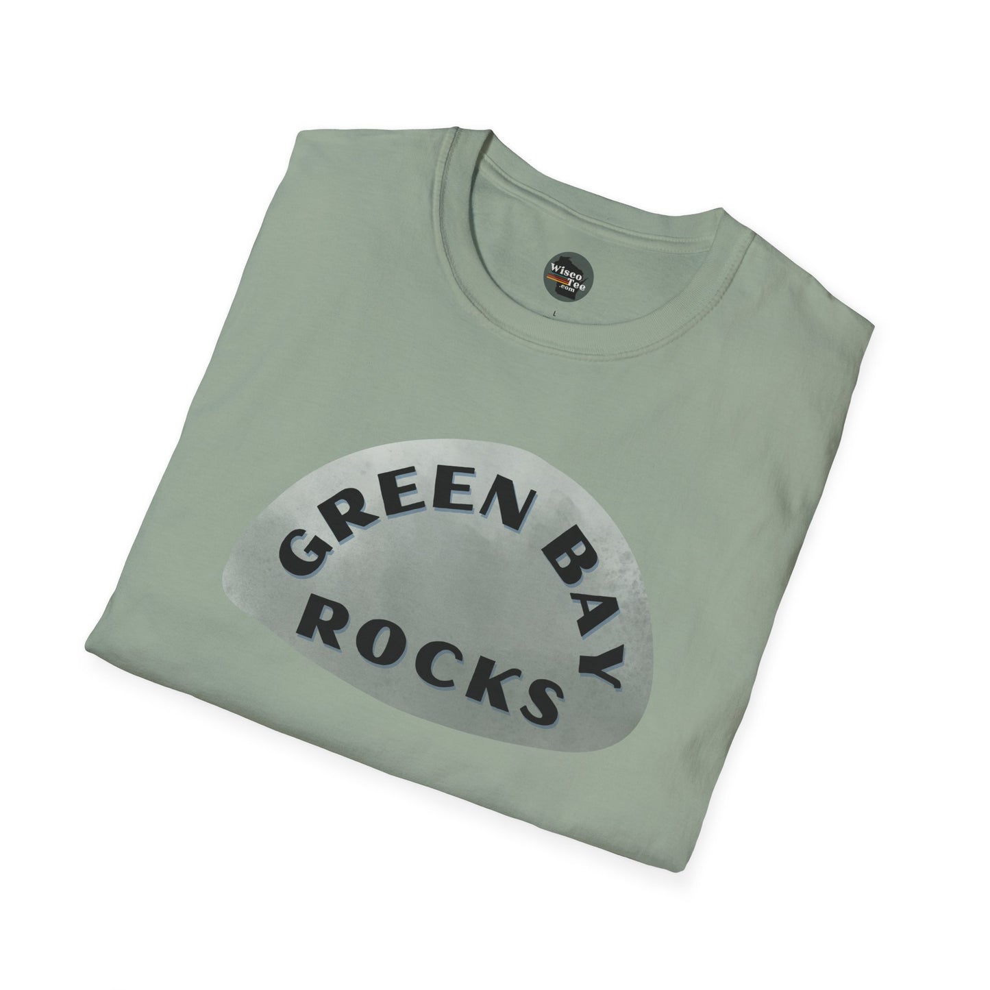"GREEN BAY ROCKS" Unisex Softstyle T-Shirt - Casual Comfort for Every Occasion