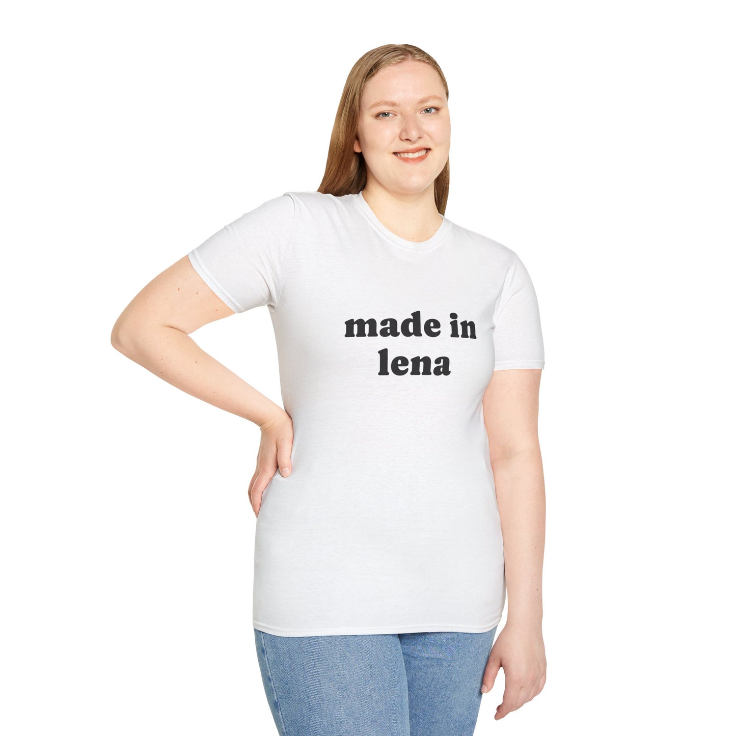 "Made in Lena" Unisex Softstyle T-Shirt - Casual Comfort for Every Occasion