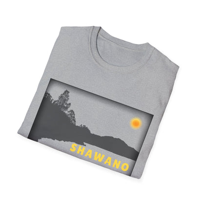 Shawano Lake Sun Scene - Unisex Softstyle T-Shirt - Casual Comfort for Every Occasion