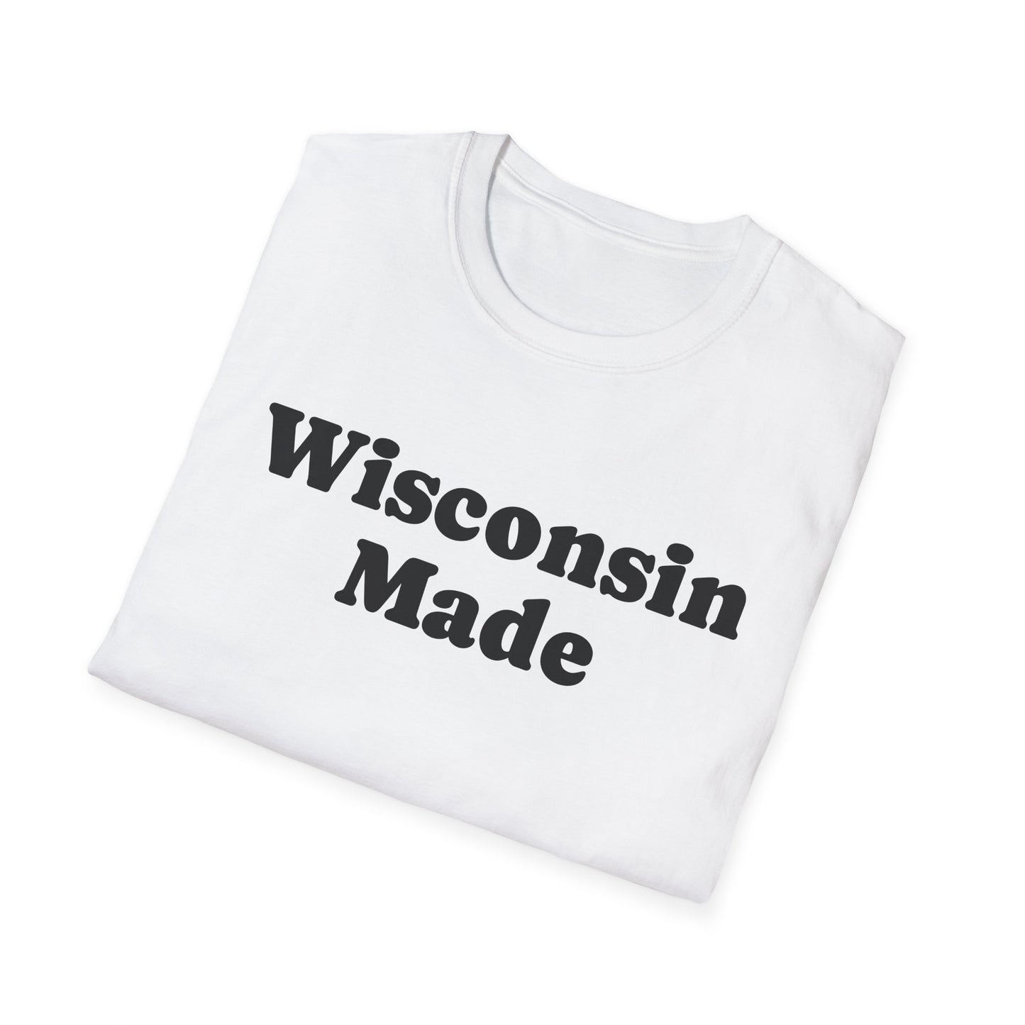 "Wisconsin Made" Unisex Softstyle T-Shirt - Casual Comfort for Every Occasion