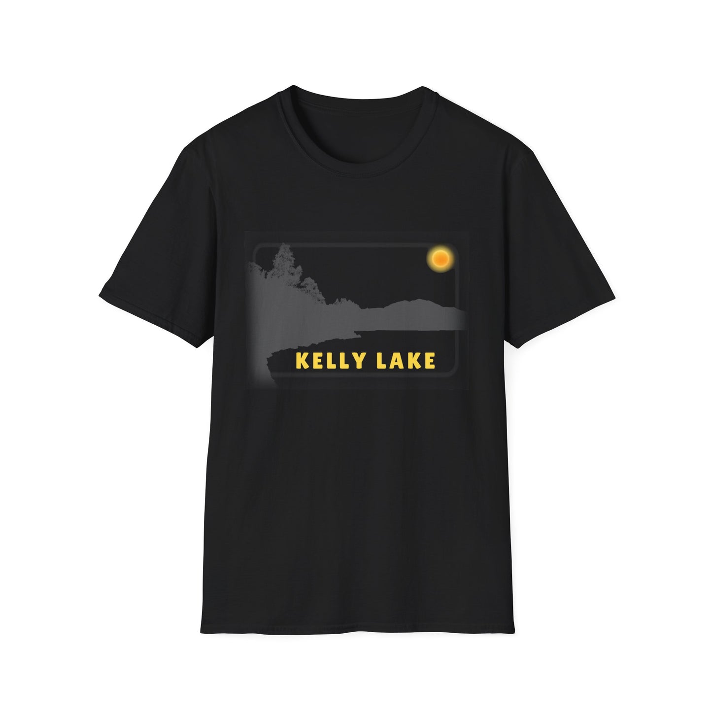 Kelly Lake Sun Scene - Unisex Softstyle T-Shirt - Casual Comfort for Every Occasion