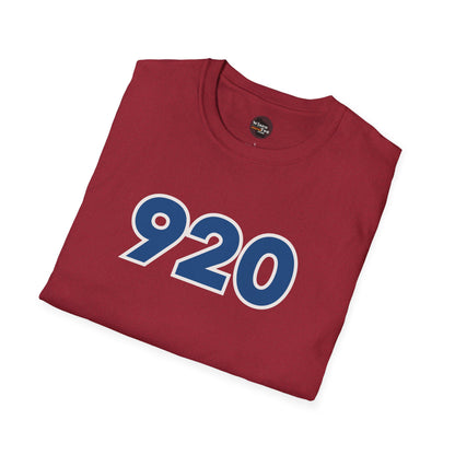 "920" Area Code Pride - Unisex Softstyle T-Shirt - Casual Comfort for Every Occasion