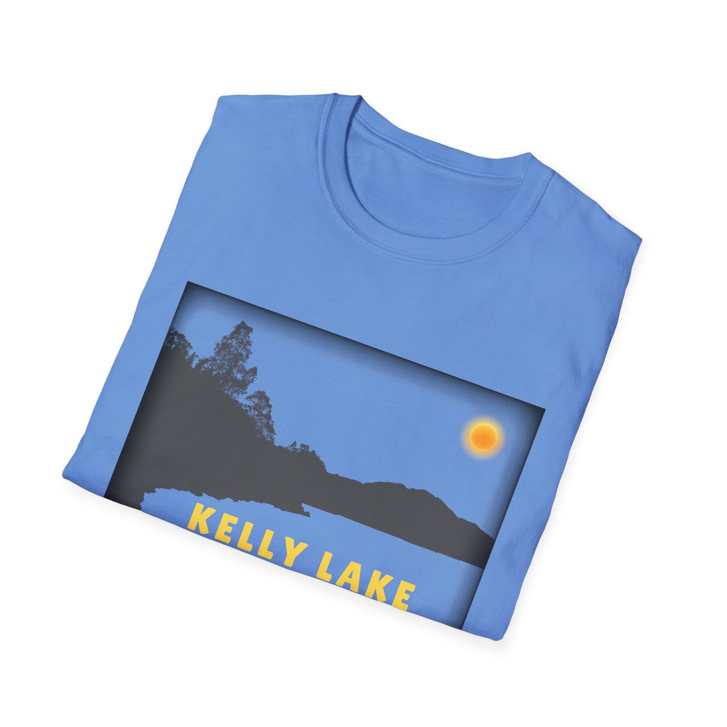 Kelly Lake Sun Scene - Unisex Softstyle T-Shirt - Casual Comfort for Every Occasion